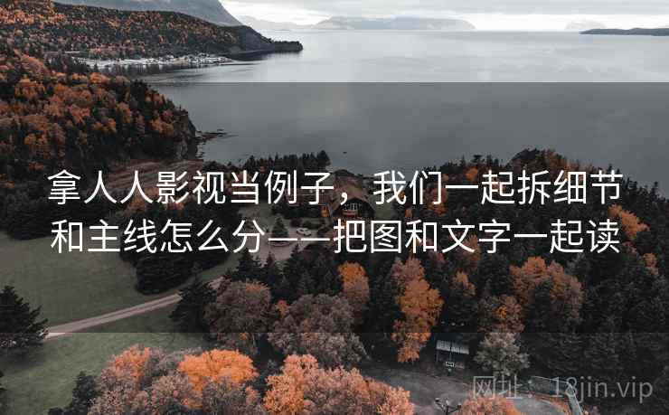 拿人人影视当例子，我们一起拆细节和主线怎么分——把图和文字一起读